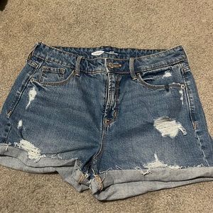 Old navy denim jean shorts size 4